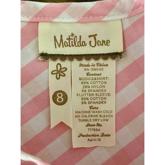 NEW Matilda Jane Hello Lovely! Al Fresco Sleeveless Top Pink Floral Green 8 - Picture 8 of 8